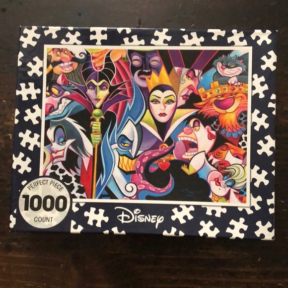 Disney Villain Jigsaw 1000 pieces puzzle - Picture 1 of 3